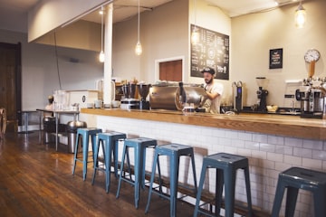 Cozy Café Counter