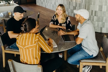 Casual Team Discussion