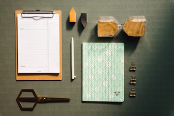 Minimalist Stationery Flat Lay