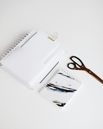 Minimalist Stationery Arrangement