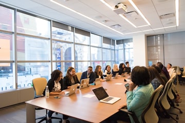 Team Collaboration in Modern Office