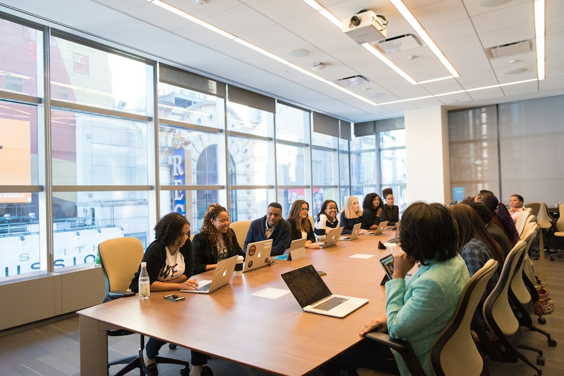 Team Collaboration in Modern Office